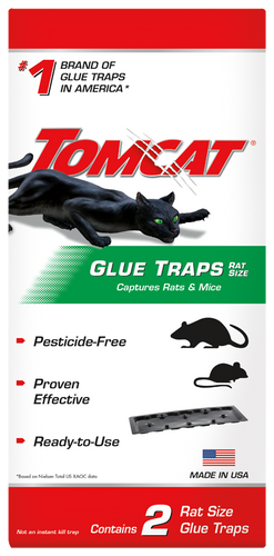 Tomcat® Glue Traps Rat Size (2 Traps)