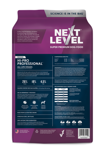 Next Level Super Premium Dog Food Hi-Pro Professional (4 Lb)