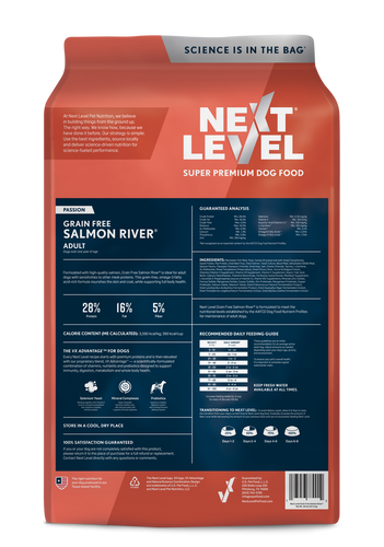 Next Level Super Premium Dog Food Grain Free Salmon River (40 Lb)