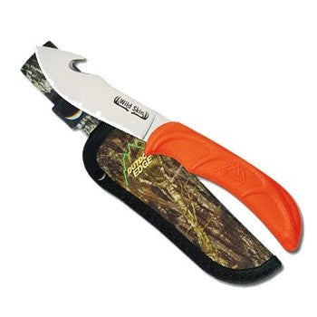 Outdoor Edge WS-10C Wild-Skin Skinning Knife, Orange