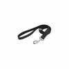 Leather Brothers Single Ply Nylon Lead 3/4 x 4 ft. Black