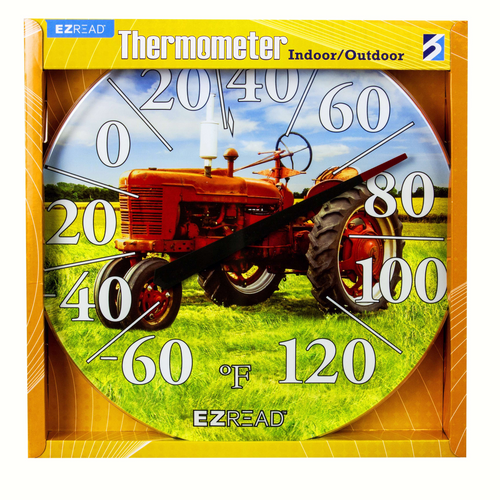 Headwind  Ezread Dial Thermometer (12.5 INCH/ GREEN TRACTOR, Green)