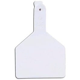 Cow Tag, White, 3 x 4.5-In., 25-Pk.