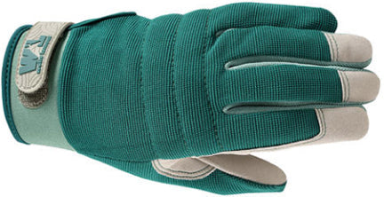 GLOVE WOMEN GN SYN LEA/PAD PALM ADJ WRIST
