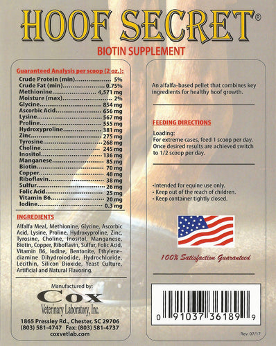 Cox Veterinary Laboratories Hoof Secret
