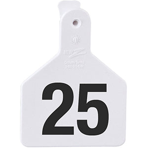 Z Tags No-Snag Calf Ear Tags - White 76-100