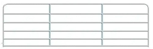 Alligator 6 Bar Galvanized Round Corner Gate