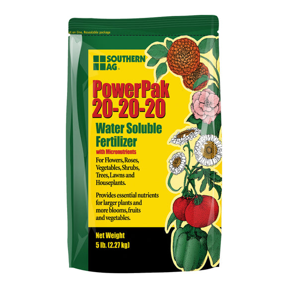 Southern AG Powerpak Water Soluble Fertilizer 20-20-20