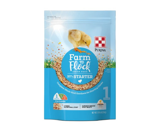 Purina® Farm to Flock® 20% Starter Chick Food