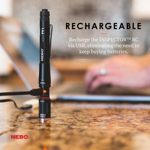 NEBO Inspector RC Penlight Rechargeable and Waterproof