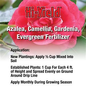 Hi-Yield Azalea, Camellia, Gardenia, Evergreen Fertilizer 4-8-8 (3.25 lbs)