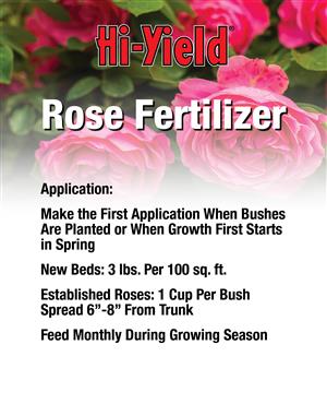 Hi-Yield Rose Fertilizer 6-8-6 (3.25 lbs)