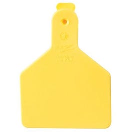 Calf Tag, Yellow, 2-3/8 x 3-1/4-In., 25-Pk.