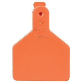 Calf Tag, Orange, 2-3/8 x 3-1/4-In., 25-Pk.