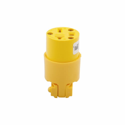 Eaton Cooper Wiring Arrow Hart Straight Blade Connector 20A, 250V Yellow (250V, Yellow)