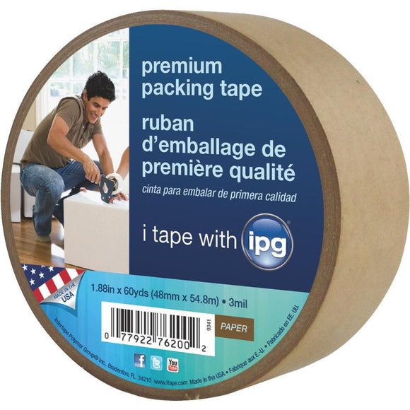 IPG 1.88 In. X 60 Yd. Kraft Sealing Tape