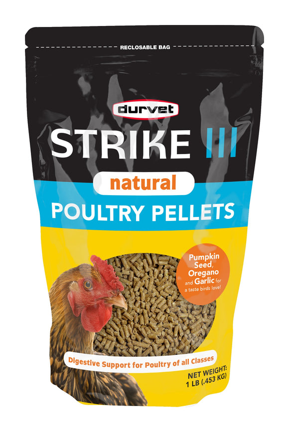 Durvet Strike III Natural Poultry Pellets