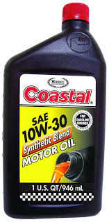Coastal Synthetic Blend Motor Oil 946 ml