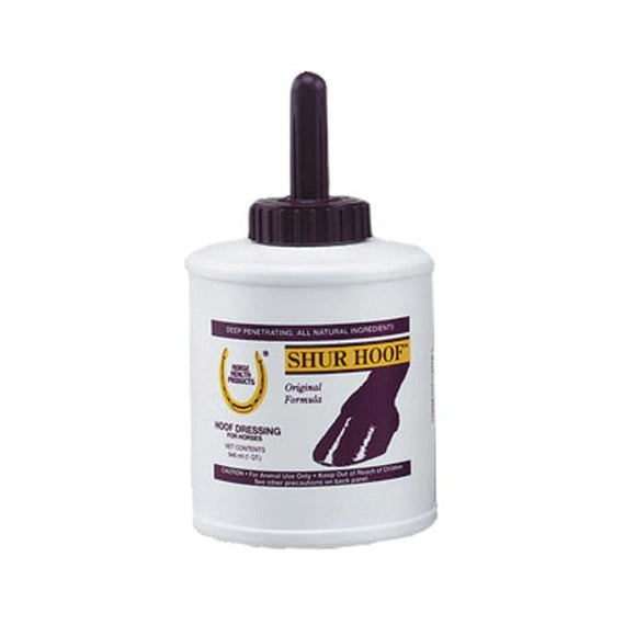 SHUR HOOF MOISTURIZER WITH BRUSH FOR HORSE HOOVES